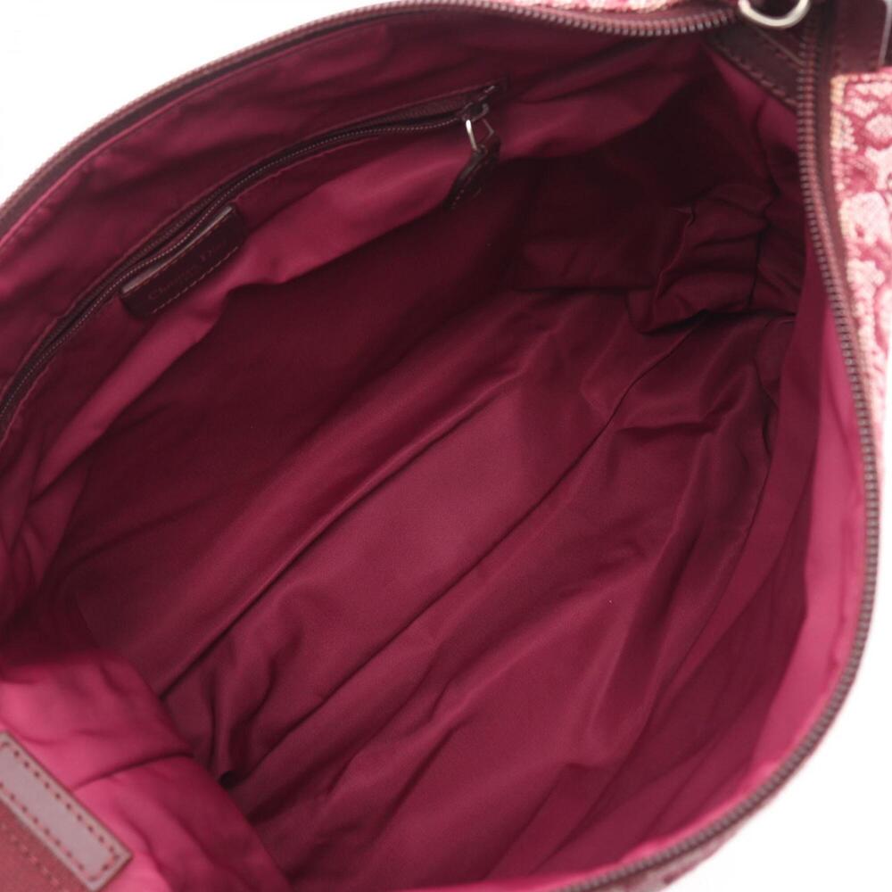 CHRISTIAN DIOR Red Leather Trotter Shoulder Bag - Picture 3 of 9